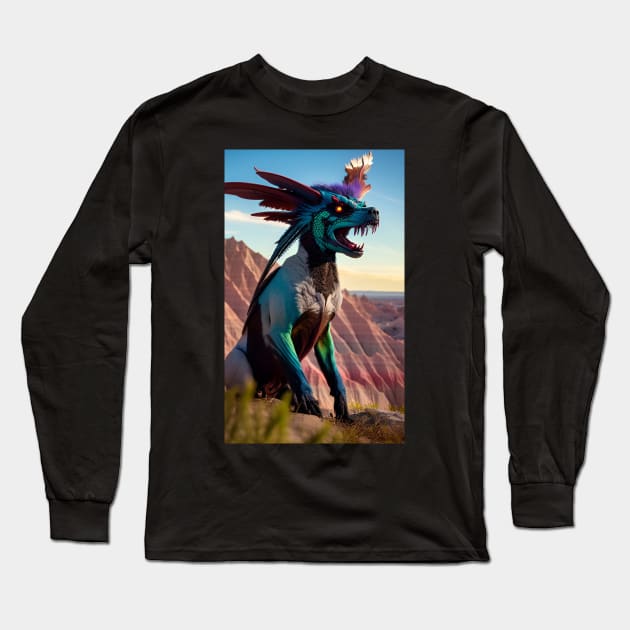 Mysterious Rampage Long Sleeve T-Shirt by GoodSirWills Place